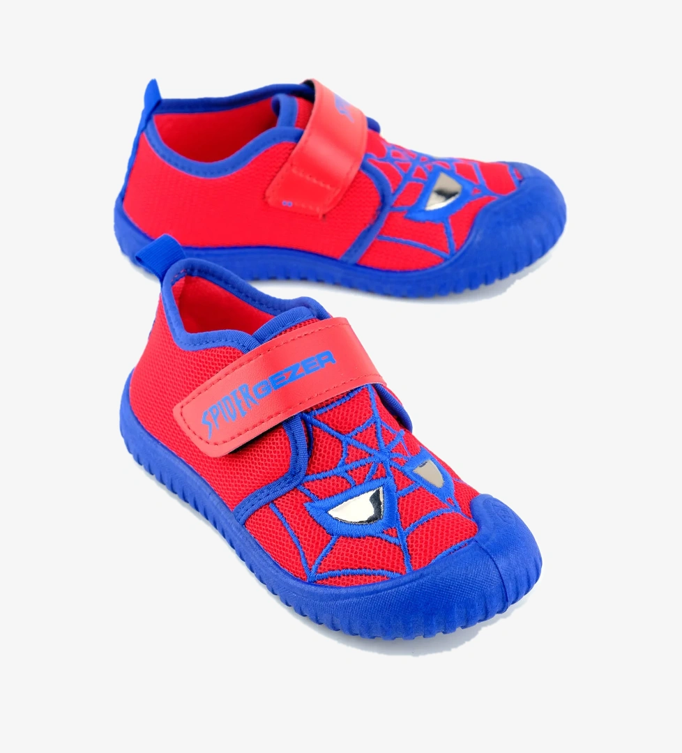 Erkek Çocuk Yazlık Keten Rahat Taban Tek Cırt Cırtlı Ayarlanabilir Ev Bahçe Okul Kreş Günlük Ayakkabı - Görsel 1