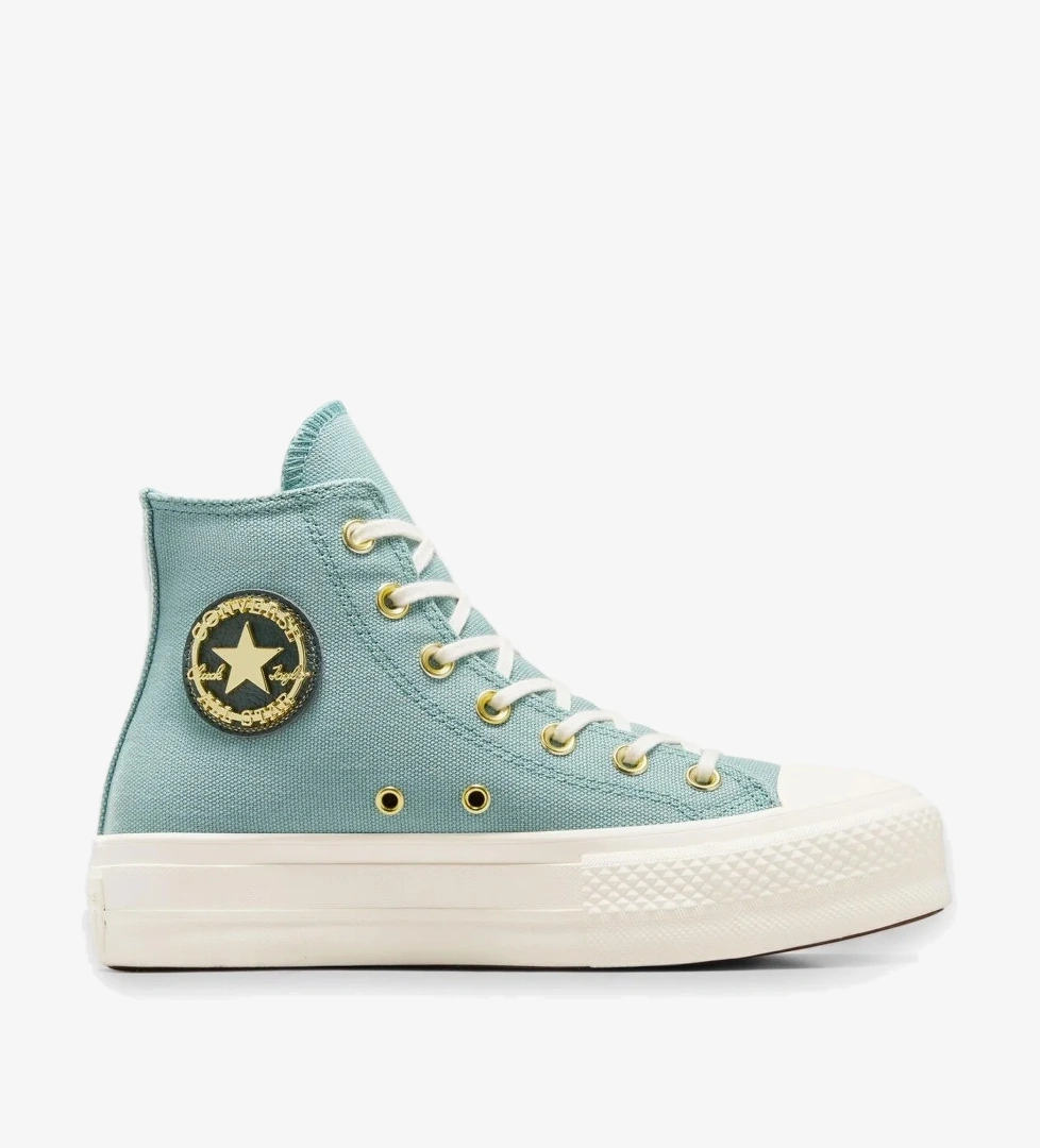 A11495C Chuck Taylor All Star Lift Sneakers Açık Yeşil Unisex Spor Ayakkabı - Görsel 1