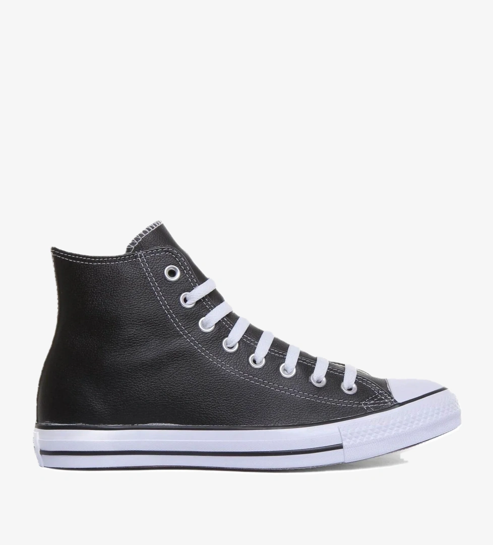 132169 ChuckTaylor AllStar Leather Siyah Unisex Ayakkabı