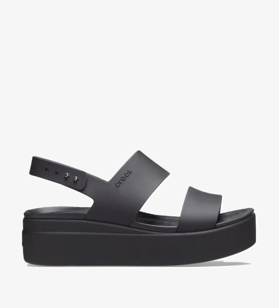 Crocs 206453 Brooklyn Low Wedge W Siyah Kadın Sandalet model görseli