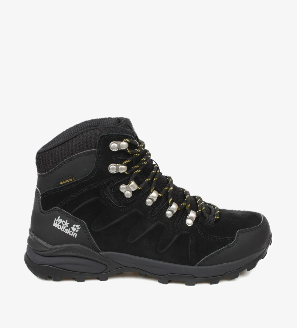 Jack Wolfskin 4049841 Refugio Texapore Mid Siyah Erkek Bot model görseli