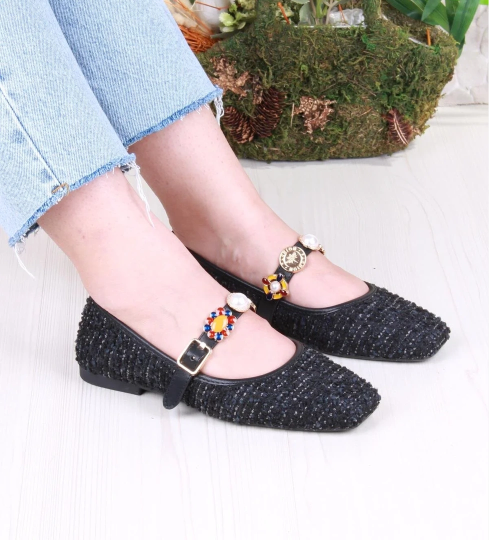 Fort 027-721 Fls Taş Toka Detaylı Rahat Kadın Babet model görseli