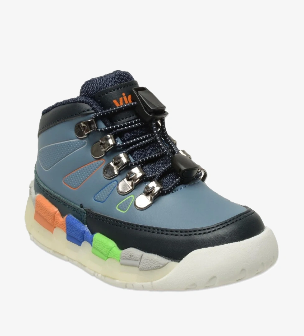 946.P24K417 Ellen Patik Işıklı Phylon Mavi Kız Çocuk Bot - Görsel 1