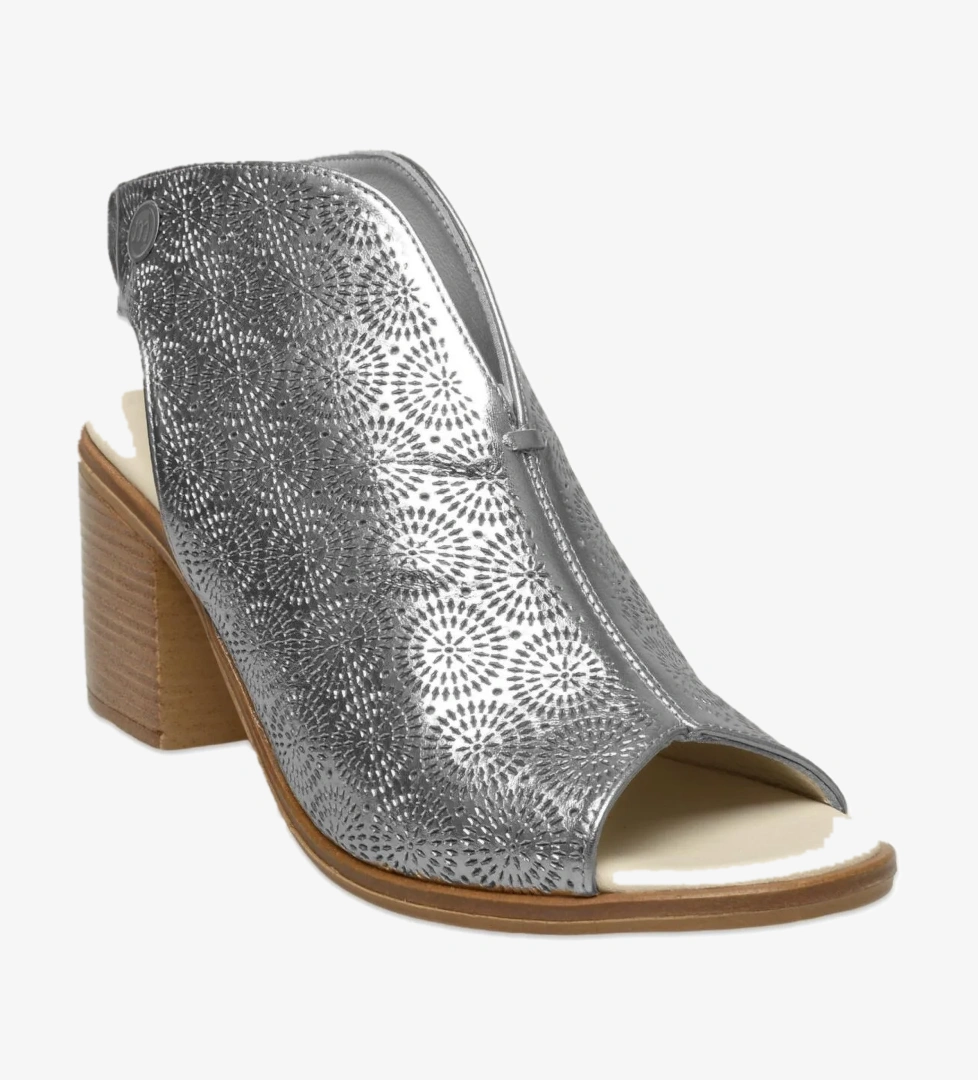 D25Ys-2915 Günlük Kalin Topuklu Bakır Kadın Sandalet