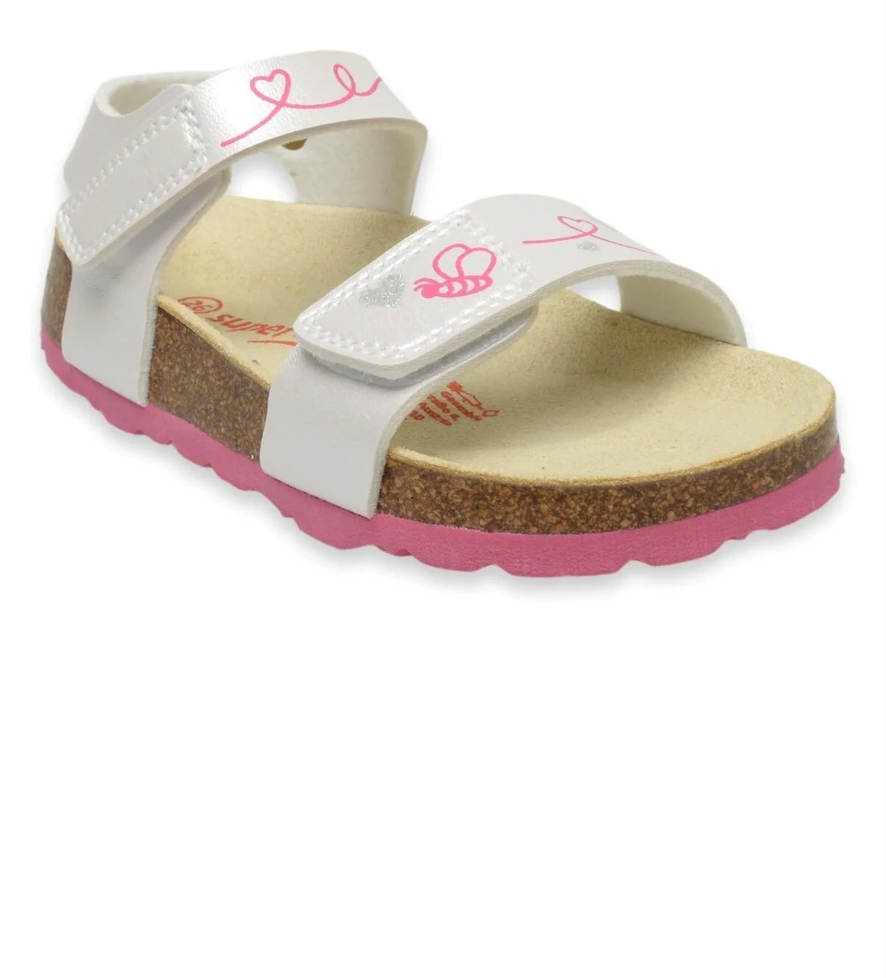 000123 F Kiz Çocuk Gümüş Kız Çocuk Sandalet