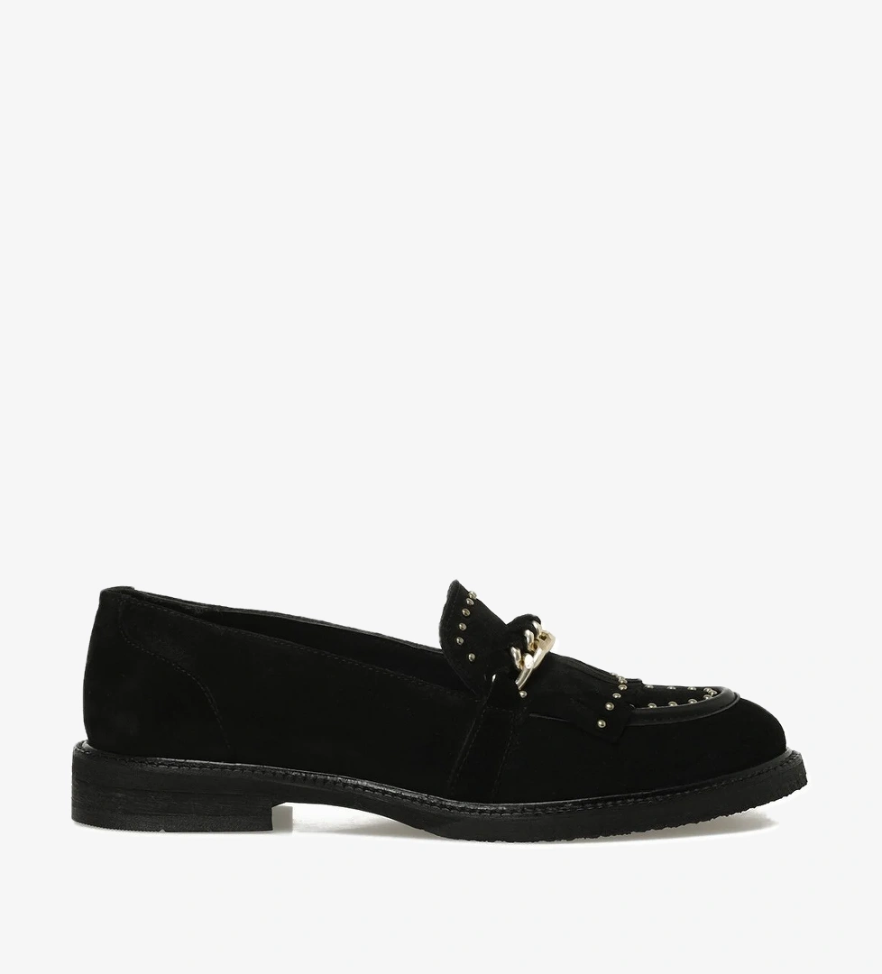 UMARRO 5PR Siyah Kadın Loafer - Görsel 1