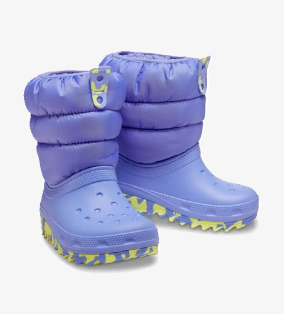 Crocs Classic Neo Puff Boot T Çocuk Mavi Bot 207683-5py model görseli