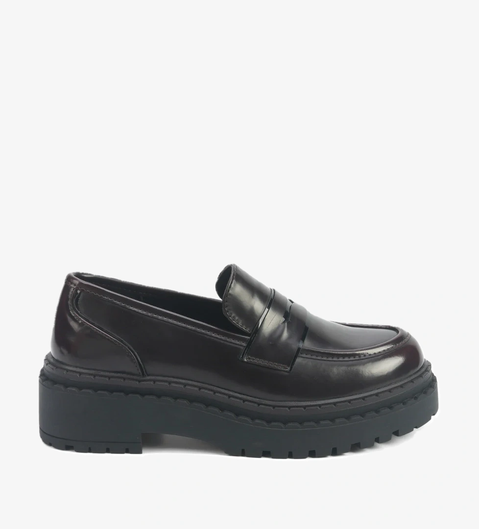INCI LIVIA 5PR Bordo Kadın Loafer - Görsel 1