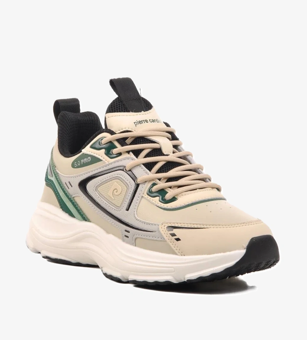 PCI-11065 Z Bej Kadın Günlük Ayakkabı Dar Kalıp