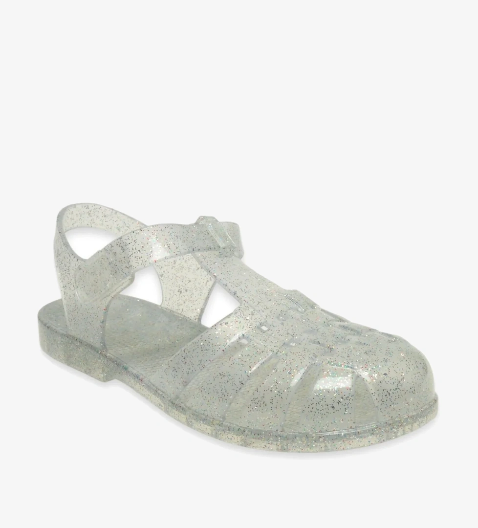 S10329K Clasica Cristal Seffaf Kız Çocuk Sandalet