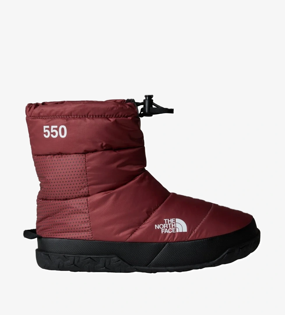 W Nuptse Apres Bootie Kadin Bordo Bot Nf0a5lwc8im1