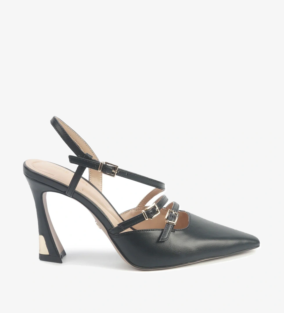 DOLORES 5PR Siyah Kadın Topuklu Ayakkabı - Görsel 1