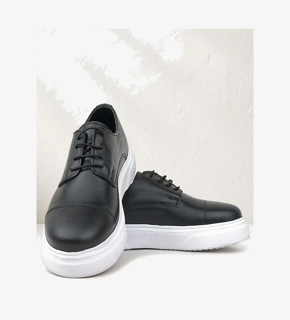 Rakerplus Siyah Yüksek Hafif Taban Çocuk Klasik Ayakkabı model görseli