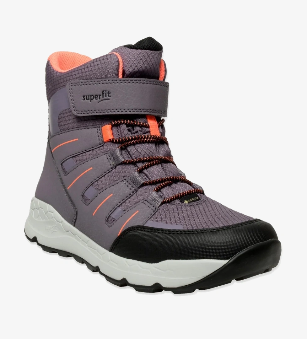 000568 Free Ride Gore-Tex Out Lila Erkek Çocuk Ayakkabı - Görsel 1