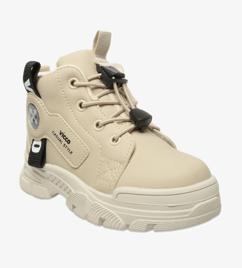 946.P24K407 Marcus Patik Bej Çocuk Bot