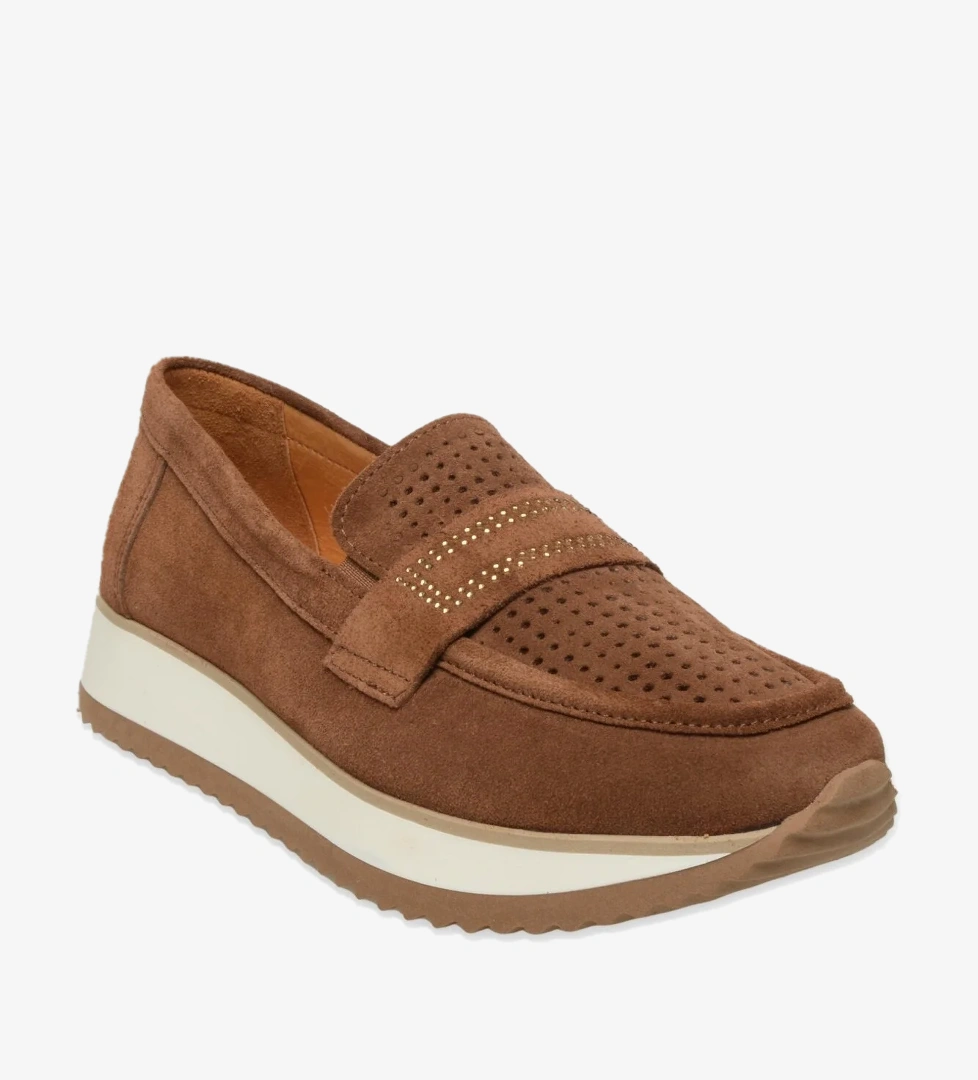 D25Ya-530Z Günlük Kahverengi Kadın Ayakkabı