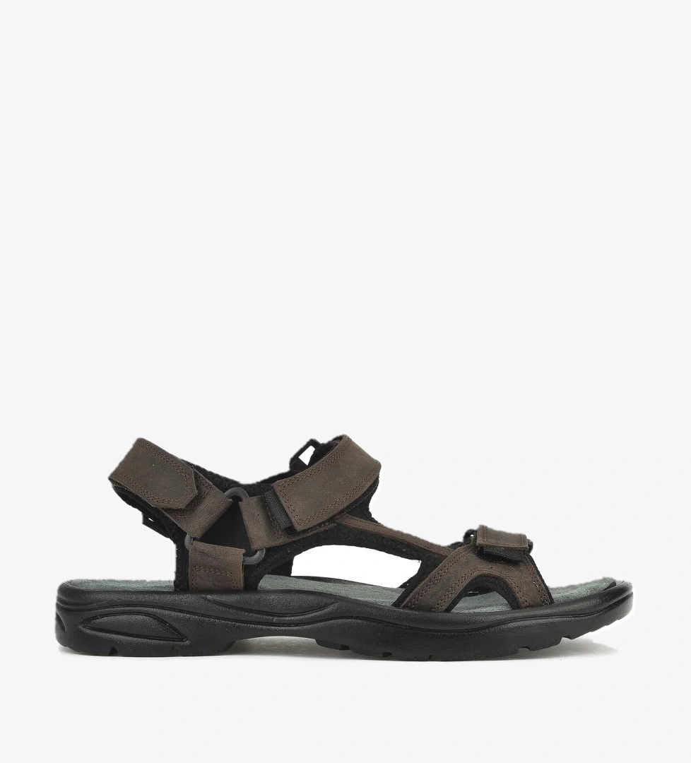 Erkek Hakiki Deri Sandalet 1511052Z5340 Kahve