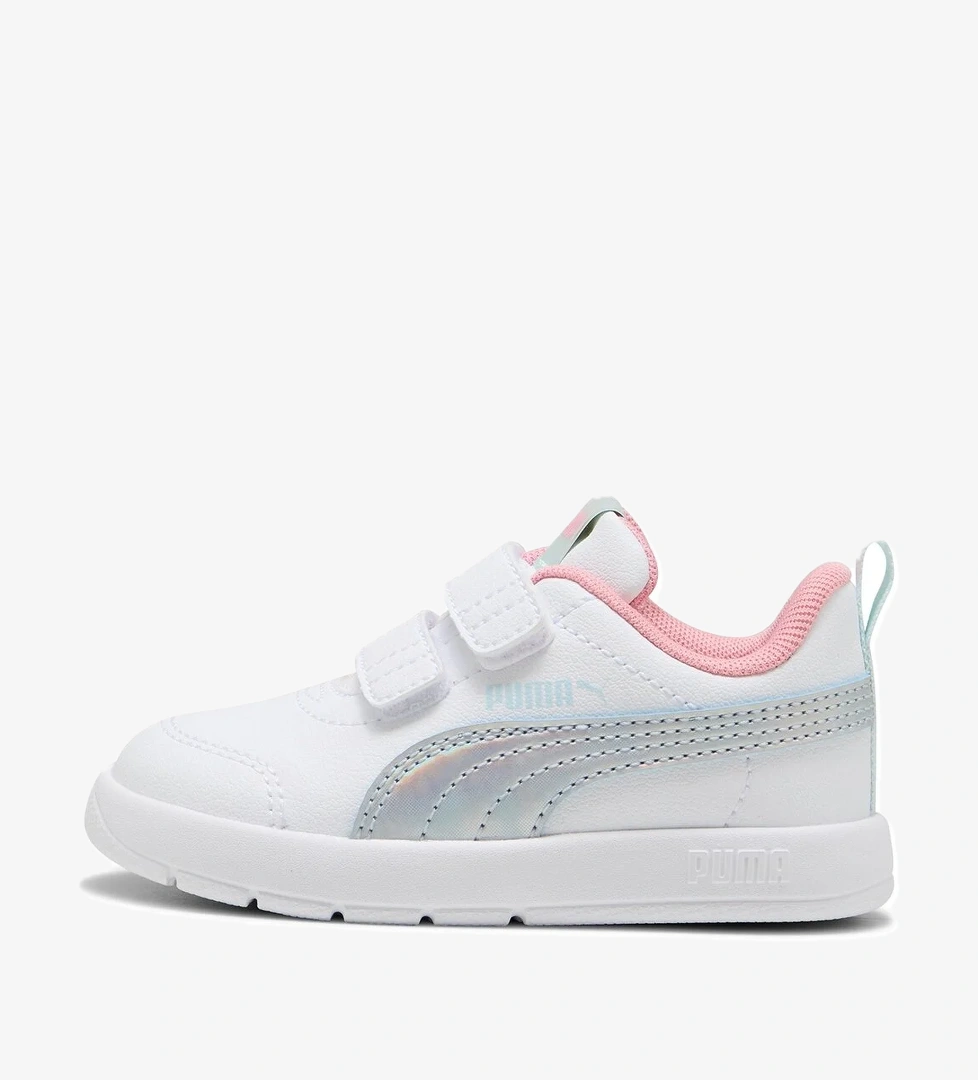 Puma Courtflex V3 Spacebelle V Bebek Beyaz Sneaker model görseli