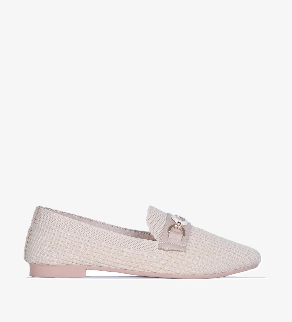 A3 Triko Kadın Düz Babet - Görsel 1