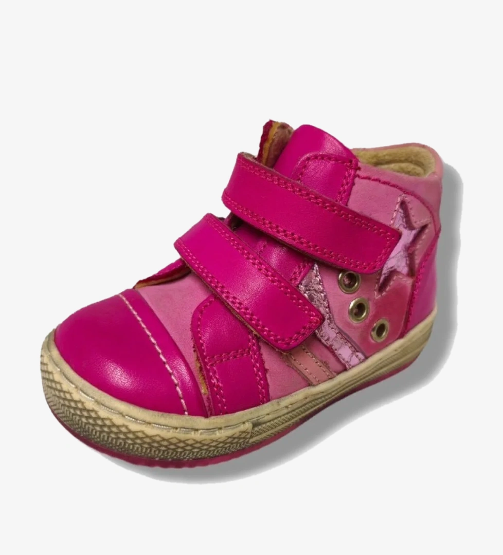 Özpinarci Özpınarcı 3080-20 Yıldızlı 2 Cırtlı Kız Çocuk Bot Fuşya Pembe 21-25 model görseli