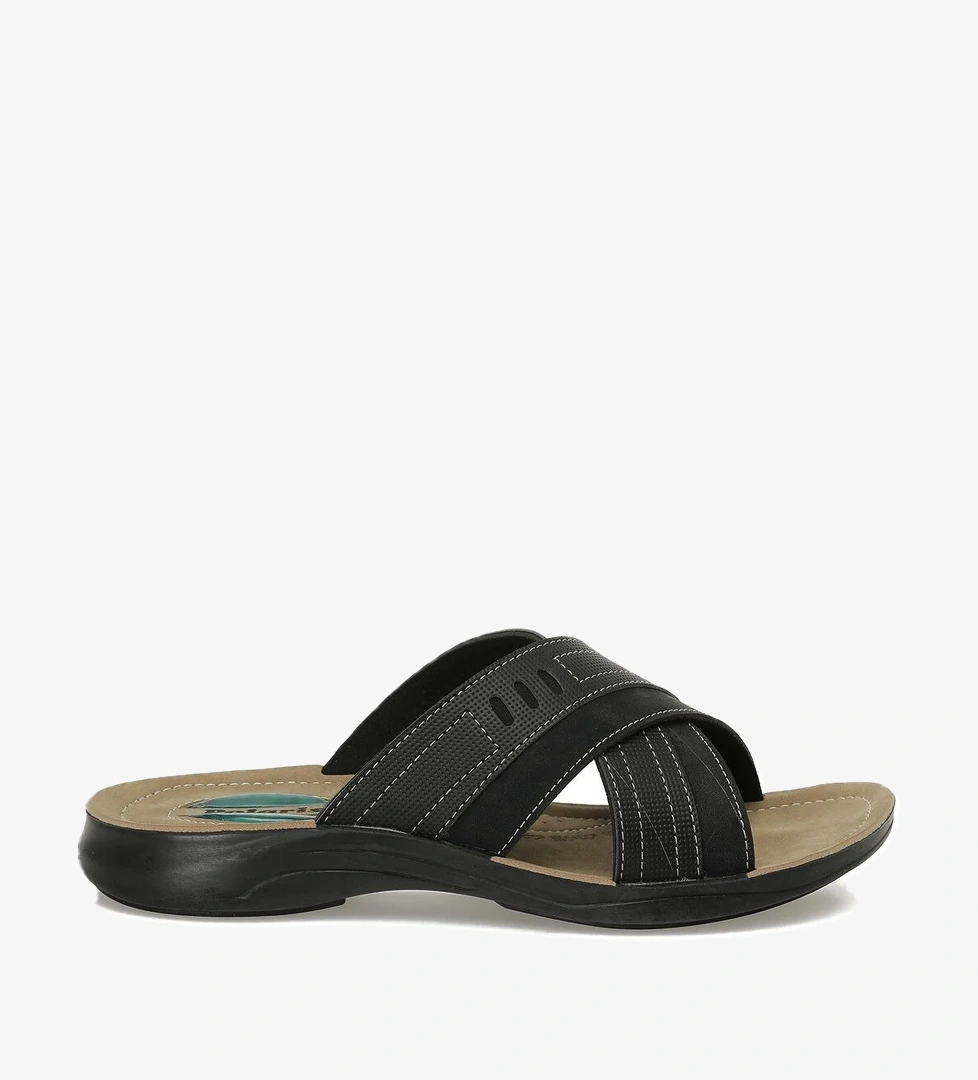 608011.M5PR Siyah Erkek Terlik - Görsel 1