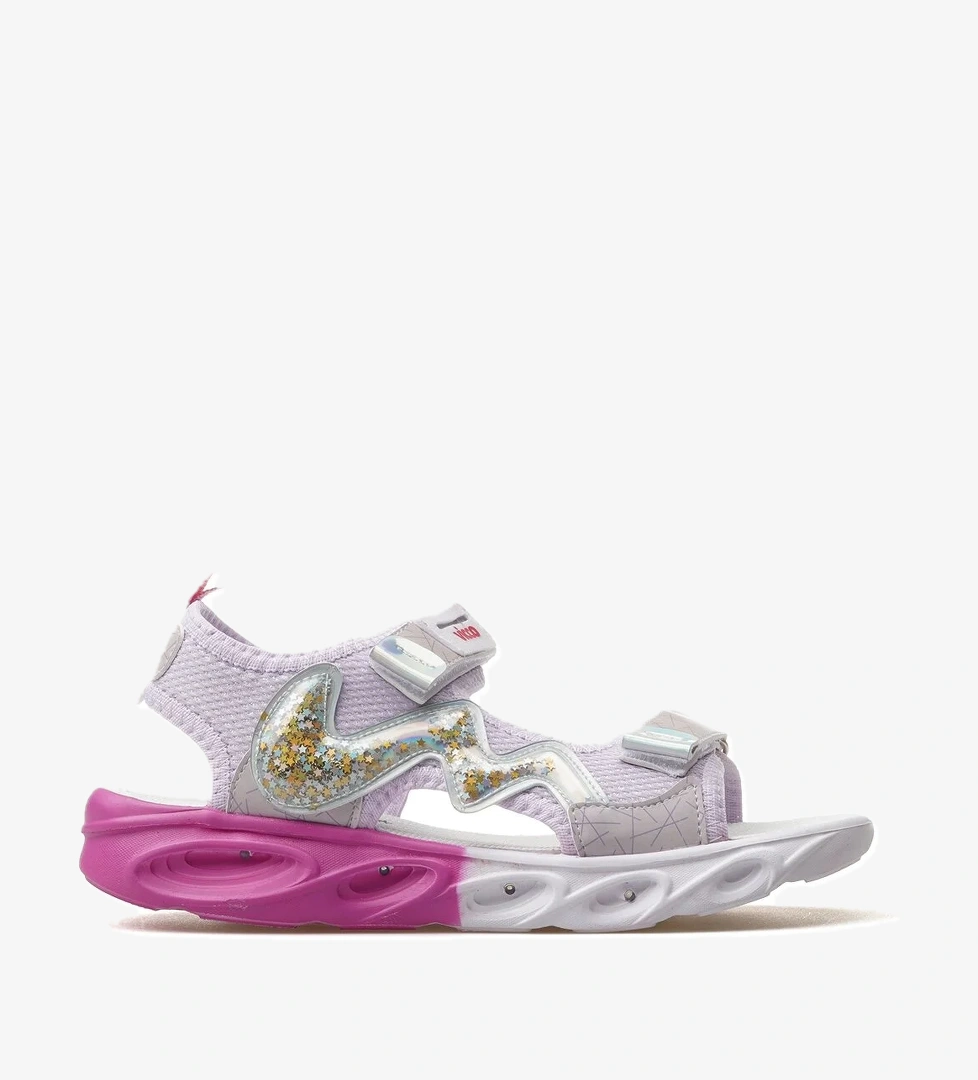 Vicco Legendy Kız Çocuk Hafif Işıklı Sandalet 25y 332.179 Pk Lila Beyaz model görseli