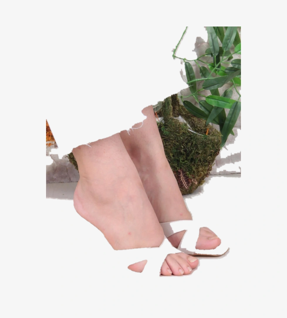 5132 Ares Çapraz Bantlı İnçe Yüksek Topuklu Kadın Terlik