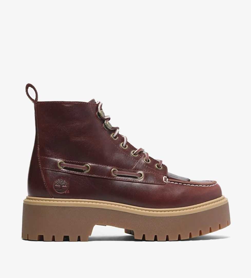 Stone Street Mıd Lace Up Boot Kadin Bordo Bot Tb0a27yzeiw1