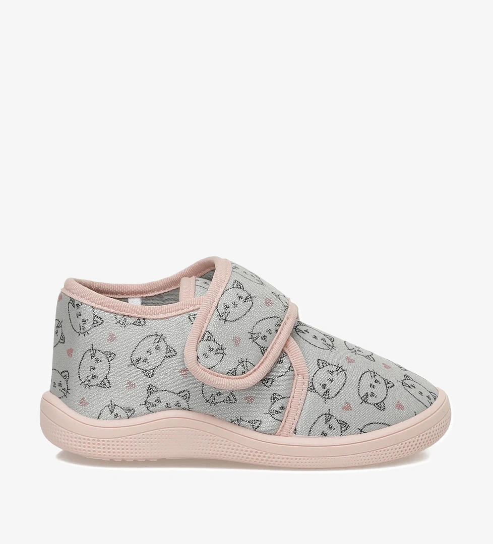 KEDDY.P5PR GRI Kız Çocuk Panduf - Görsel 1