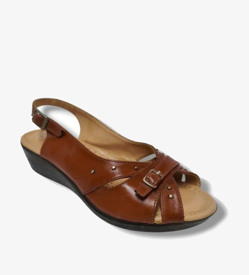 Hi̇saş Hisaş 3126-20 Dolgu Topuk Arkası Açık Kadın Sandalet model görseli