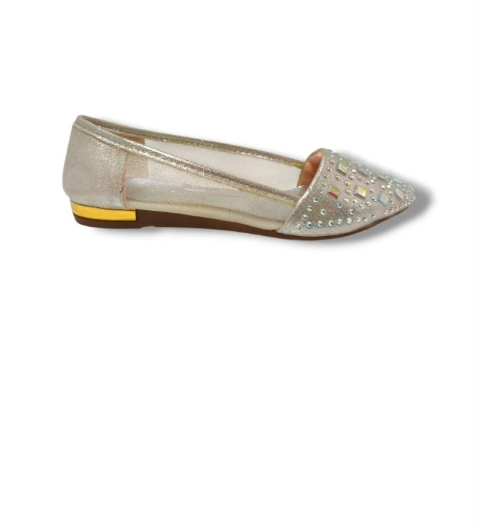 Bilal 3105-20 Transparan Taşlı Kadın Babet - Görsel 1