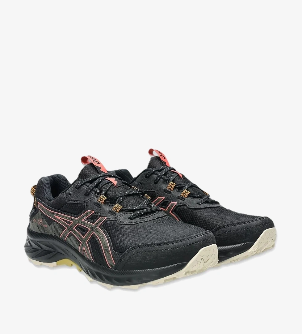 Asics Gel-Venture 10 Waterproof 1012B760 Outdoor Koşu Siyah-Mor Kadın Spor Ayakkabı model görseli