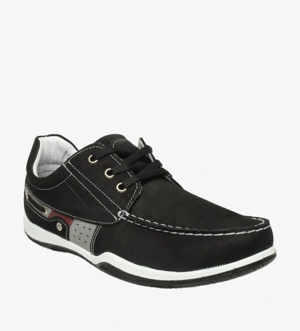 Scooter M2020 Nubuk Günlük Siyah Erkek Ayakkabı model görseli