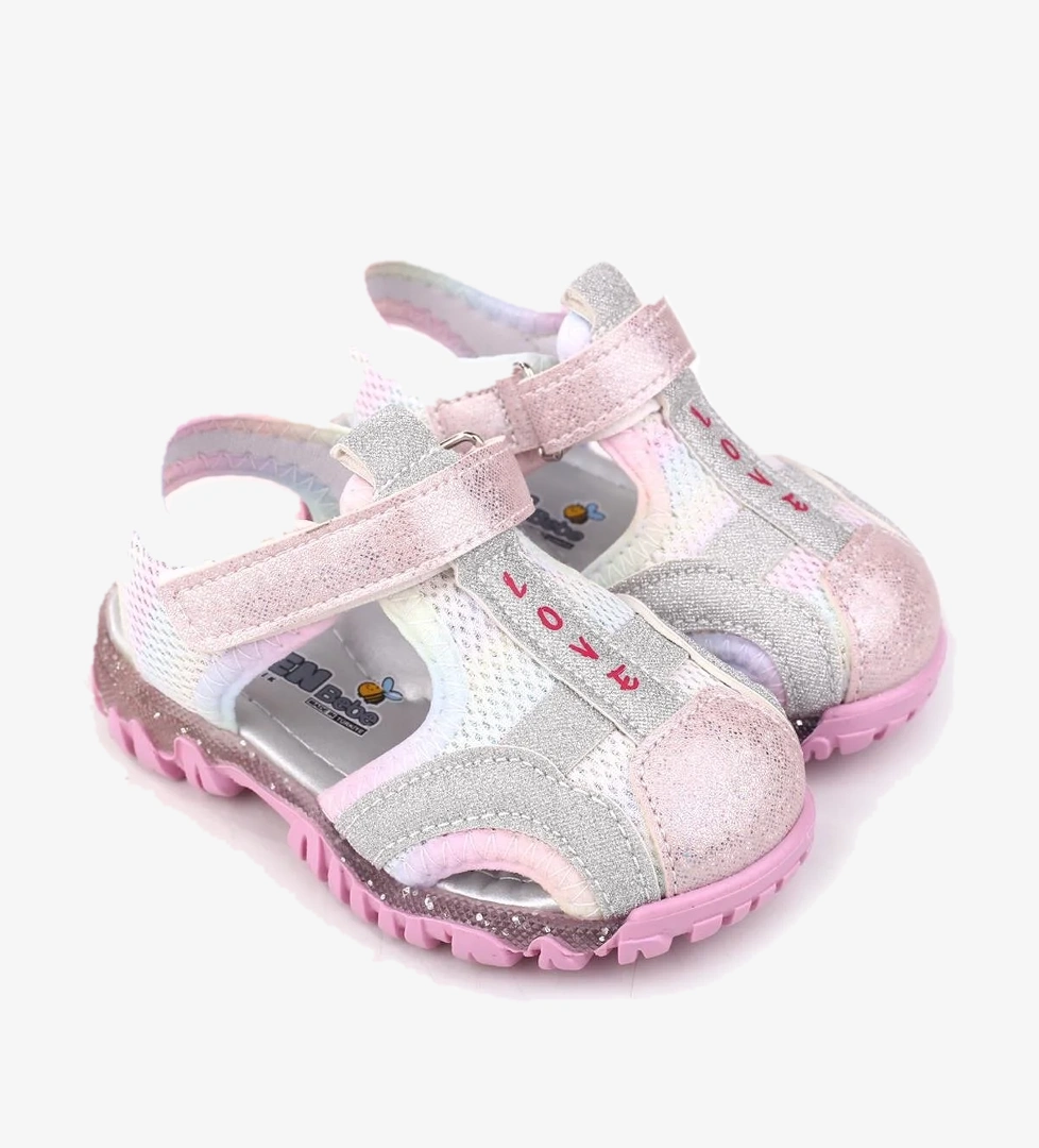 Papuç Sepeti - Arzn 4835 Kız Bebek Ortopedik Rahat Taban Sandalet model görseli