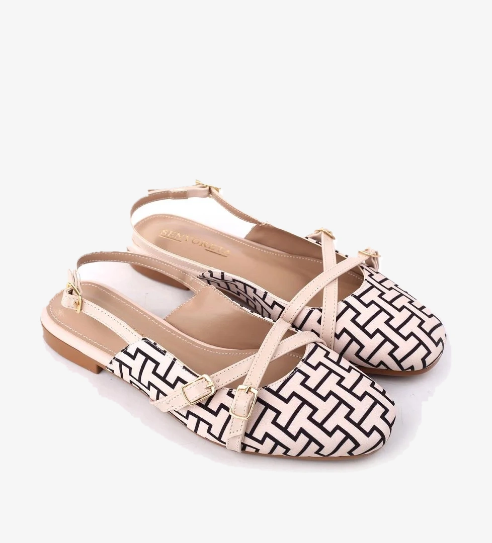 Papuç Sepeti 4778 Rahat Taban Kadın Babet Ayakkabı model görseli