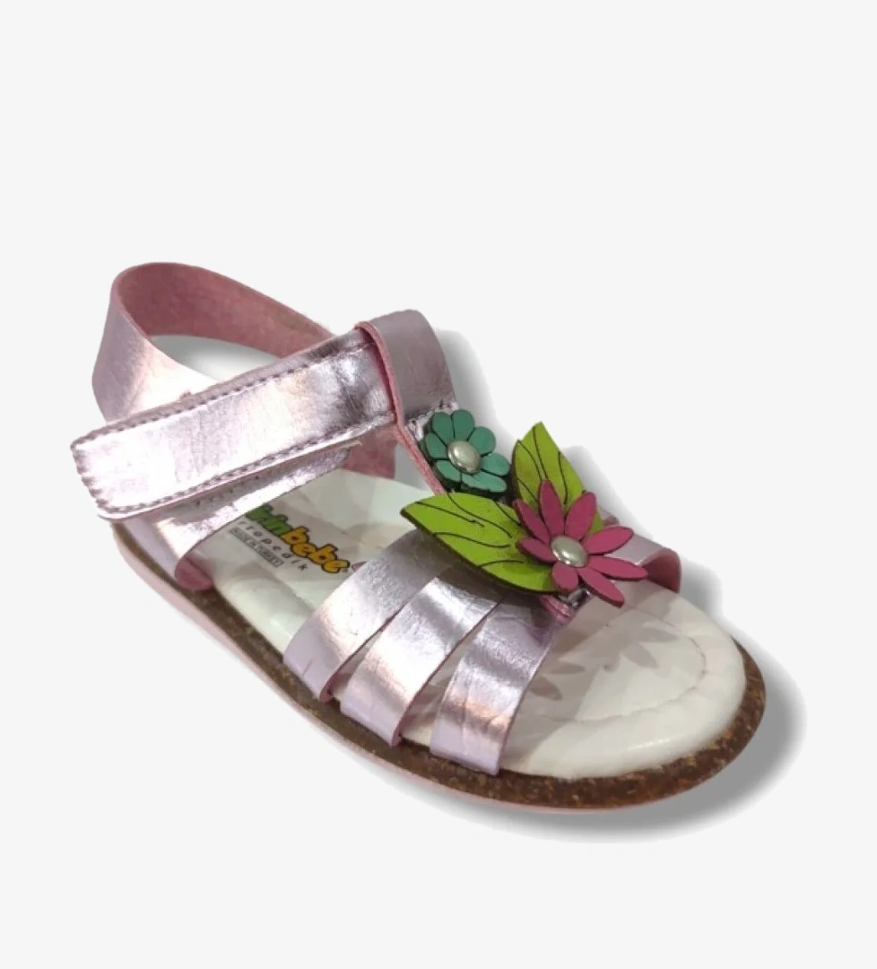 Şi̇ri̇ngenç Şirinbebe 1647-20 2 Çiçekli Kız Çocuk Sandalet 21-25 model görseli