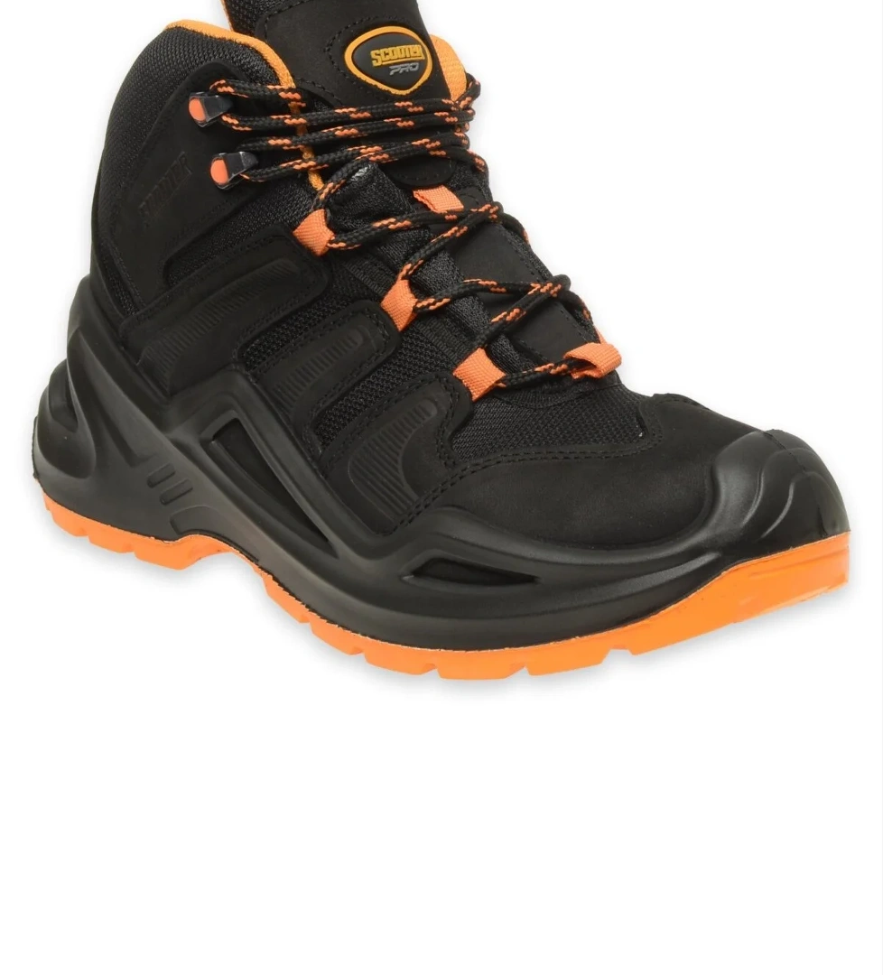 3102M Combat Deri Postal Siyah Erkek Bot