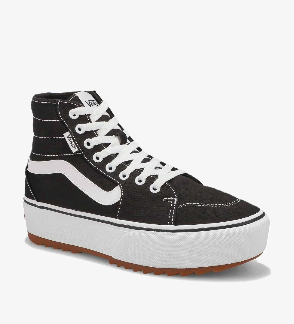Vans Filmore Hi Tapered Platform St Kadin Beyaz Siyah Spor Ayakkabı Vn0a5jlgwht1 Vn0a5jlgblk1 model görseli