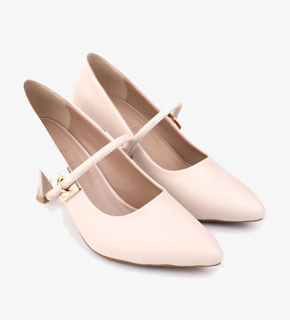 4771 Kadın 7,5 Cm Topuklu Rahat Ayakkabı - Görsel 1