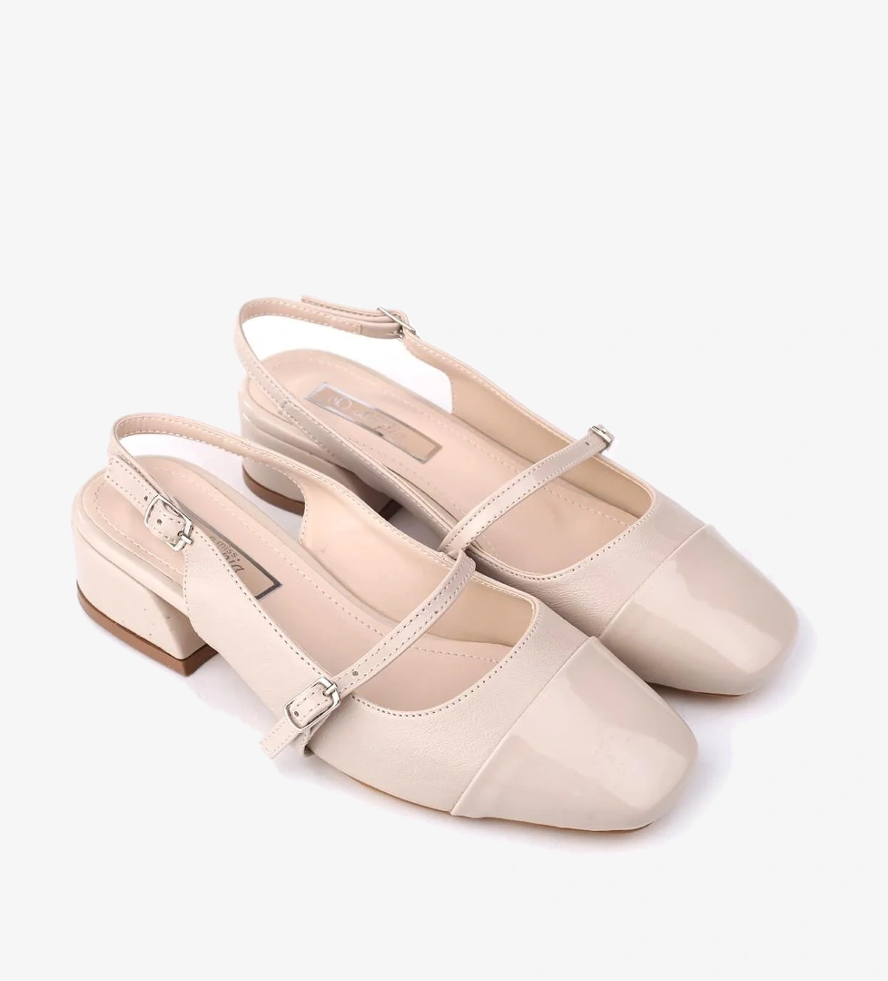 Papuç Sepeti 4772 Kadın 3,5 Cm Topuklu Günlük Rahat Ayakkabı model görseli