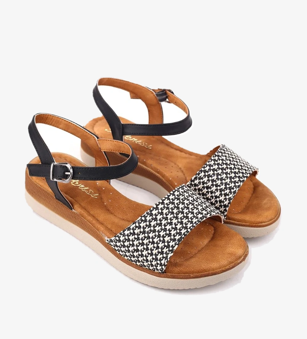 340 Kadın Günlük Anatomik Rahat Taban Sandalet - Görsel 1