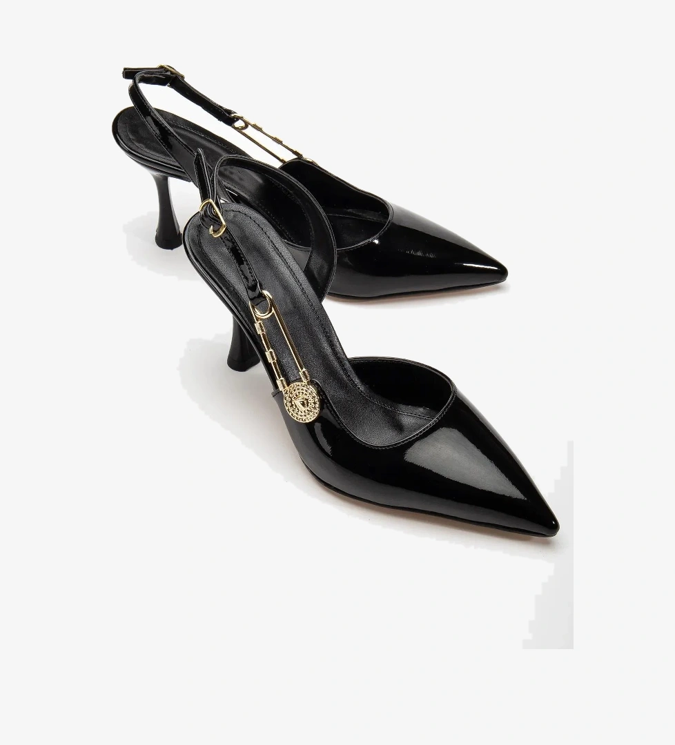 Papuç Sepeti Mç025 Kadın Klasik 8,5 Cm Topuklu Ayakkabı model görseli