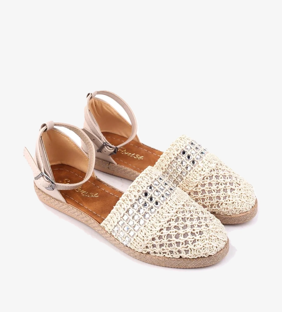 Papuç Sepeti 1703 Kadın Hasır Örme Günlük Rahat Babet Ayakkabı model görseli