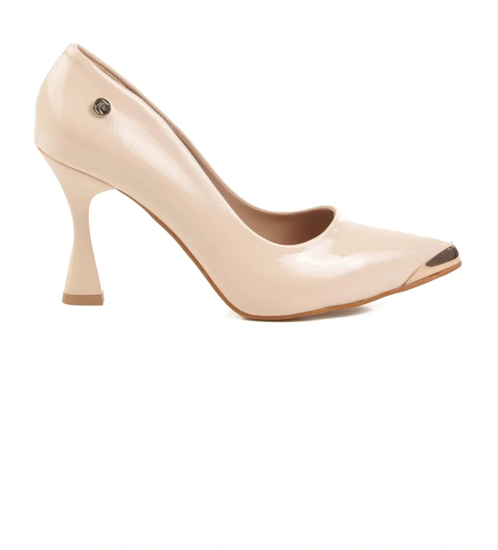 Bej Kadın Topuklu Ayakkabı