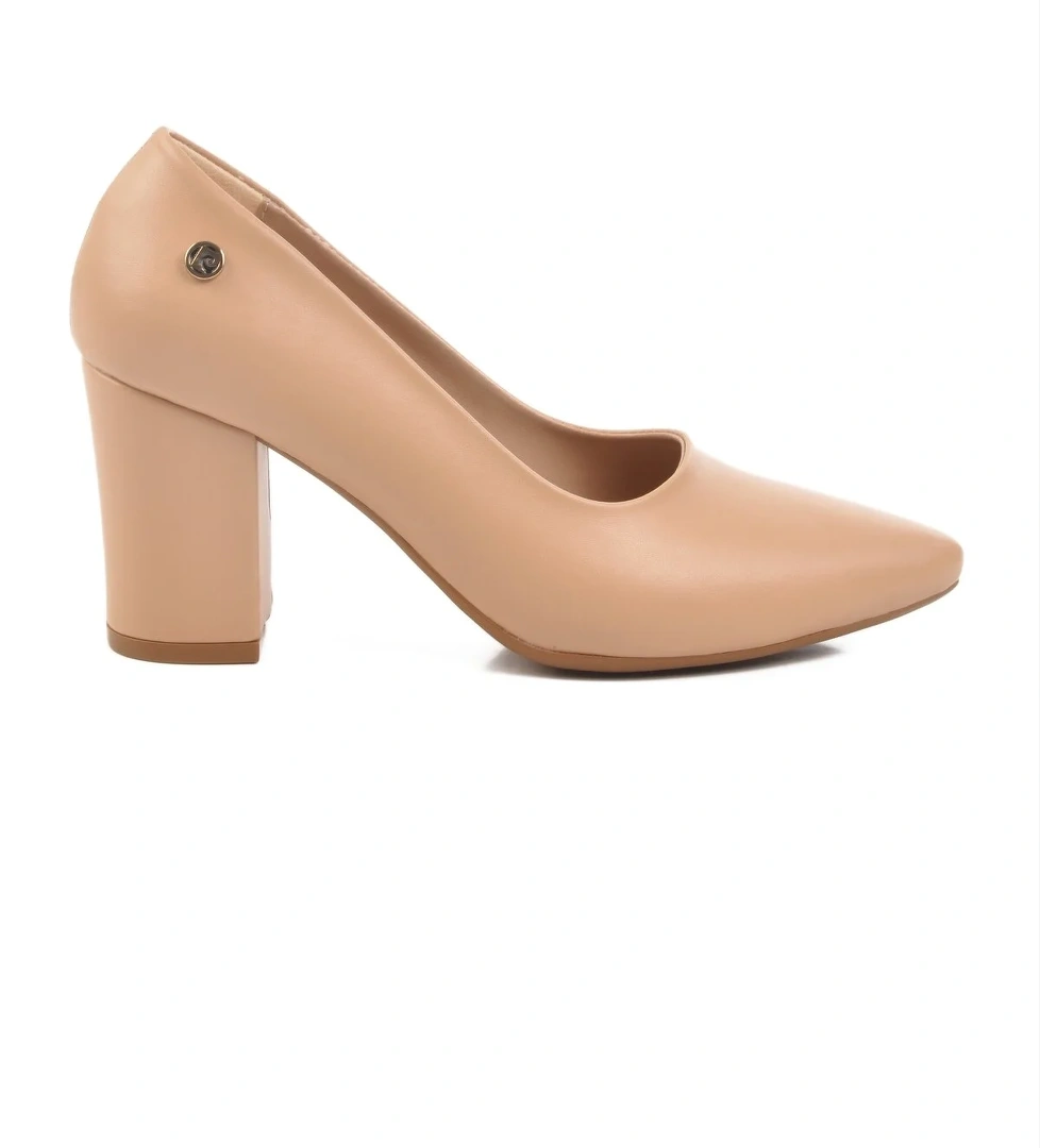 Bej Kadın Topuklu Ayakkabı