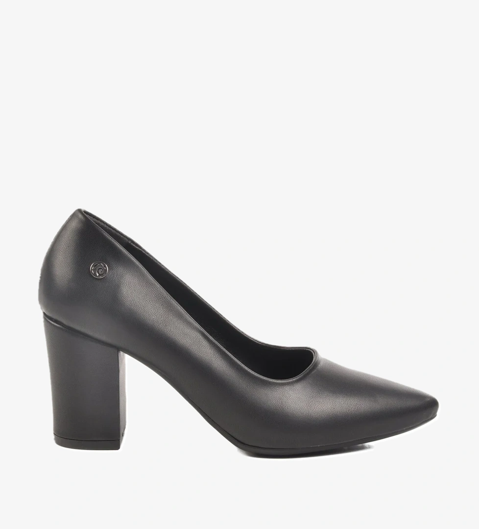 Pierre Cardin Siyah Bej Kadın Topuklu Ayakkabı model görseli