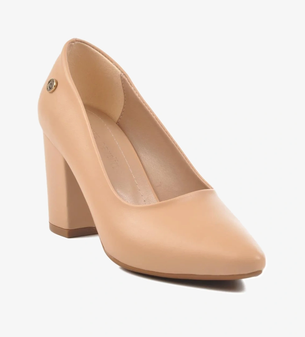 PC-54733 Z Bej Kadın Abiye Ayakkabı