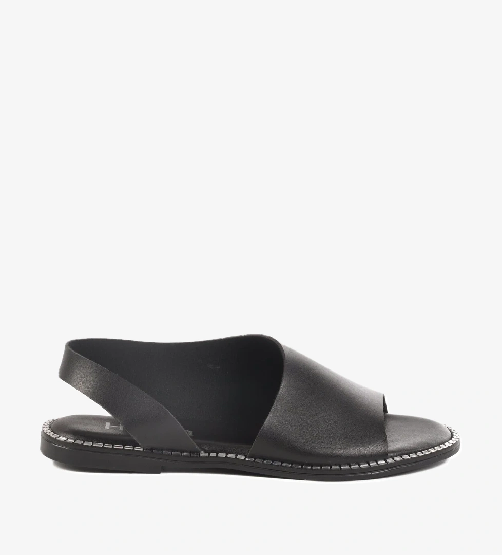 Siyah İnce Taban Hafif Kadın Sandalet 101 Z