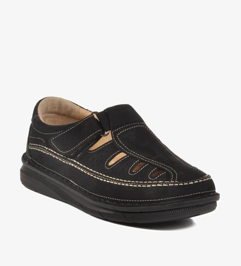 2623 M Siyah Süet Erkek Günlük Ayakkabı