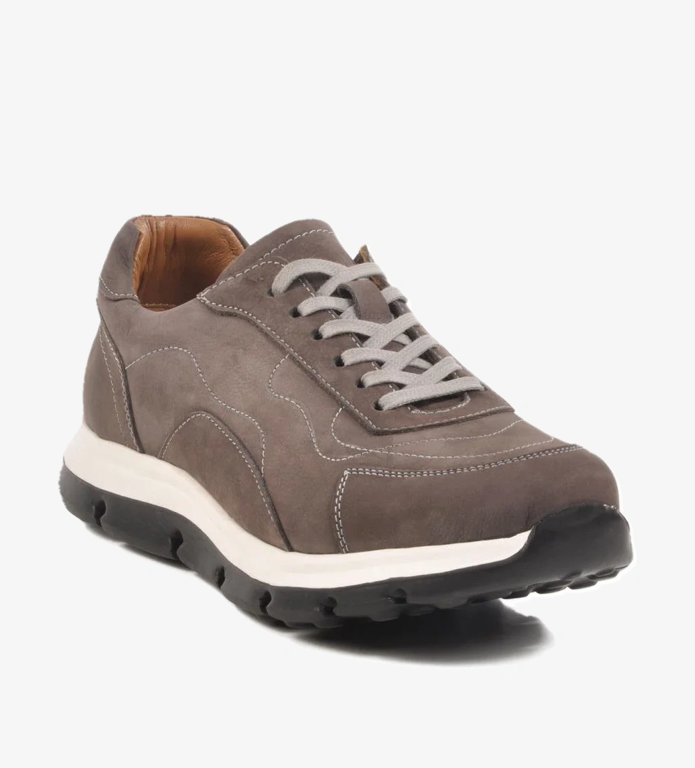 Walkway 2519 Vizon M Siyah Nubuk Hakiki Deri Erkek Günlük Ayakkabı model görseli